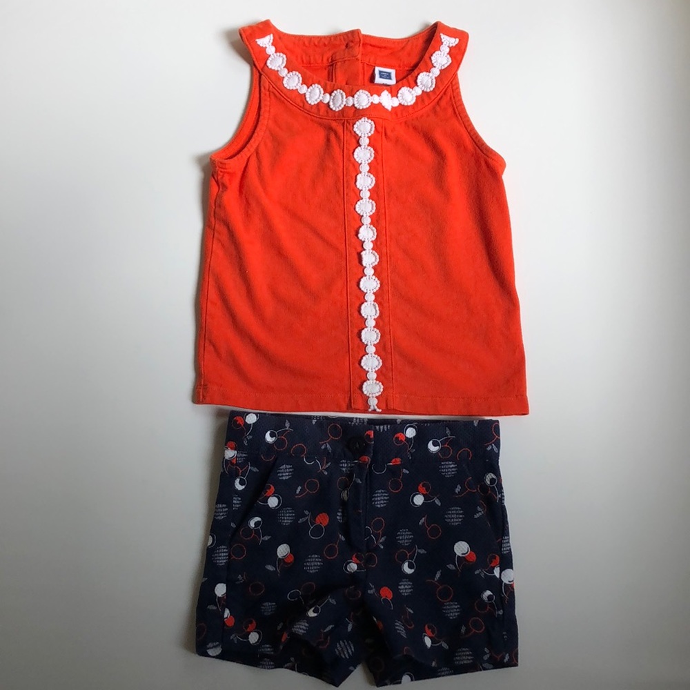Janie and Jack Tank Top and Shorts, 2T